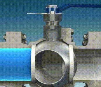 一字閥門開關方向圖片，一張動態圖絕對夠了！