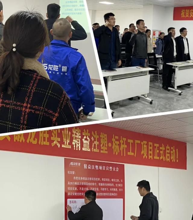 龍勝管業(yè)“精益注塑·標(biāo)桿工廠”項目正式啟動！