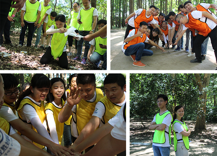 龍勝管拓展訓練燃爆夏日，我們“激情不減，活力無限”