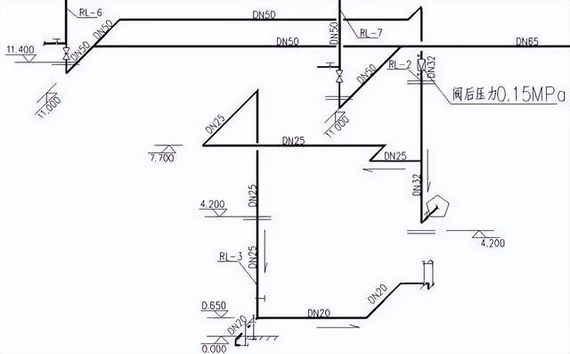 三層熱水回水系統圖實例施工，連十層圖紙都有！快快學習一波！